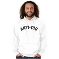 thumbnail image 1 of Funny Anti You Sarcastic Attitude Unisex Plus Fleece Graphic Hoodie Brisco Brands 5X, 1 of 5