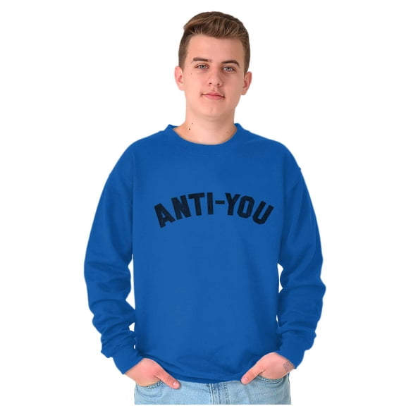 Funny Anti You Sarcastic Attitude Unisex Plus Fleece Graphic Sweatshirt Brisco Brands 3X