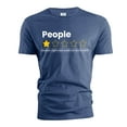 thumbnail image 1 of Funny Anti social T-shirt introvert people review sarcastic funny shirt (3X-Large Navy Blue), 1 of 6