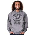 thumbnail image 1 of Funny Antisocial Social Distance UFO Hoodie Sweatshirt Women Men Brisco Brands S, 1 of 6