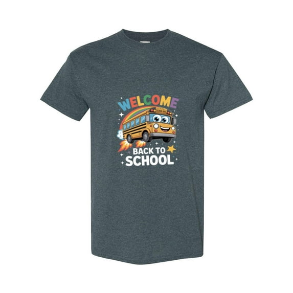 Funny Appreciation Gift Welcome Back To School For A Bus Driver Unisex T-Shirt, up to size 5XL