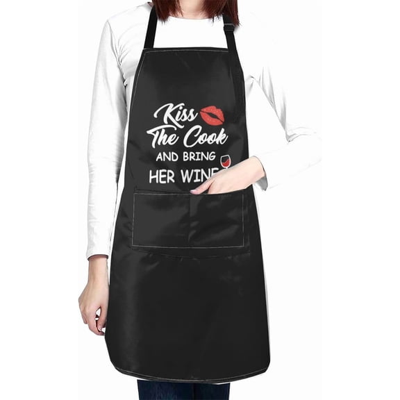 Funny Apron Adjustable Cooking Kitchen Chef Apron Funny Bib Aprons For Women Men