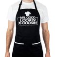 thumbnail image 1 of Funny Apron for Men - Mr. Good Looking is Cooking - BBQ Grill Apron for a Husband Dad Boyfriend or any Friend that Cooks Like a Master Chef by Aller Home and Kitchen, 1 of 6