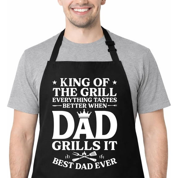 Funny Aprons for Men, Fathers Day Apron Gift for Dad, Birthday Gift for Dad Husband, Mens Grilling Cooking Apron