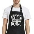 thumbnail image 1 of Funny Aprons for Men with Pockets, Mens Aprons for Cooking BBQ Chef, Grilling Gifts for Dad Birthday, 1 of 6