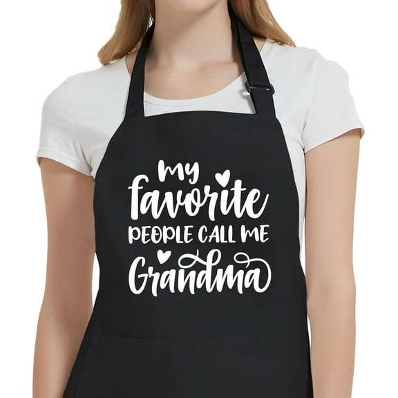 Funny Aprons for Women Men with Pockets, Retired Apron for Cooking Chef Kitchen, Gifts for Grandpa Grandma Birthday