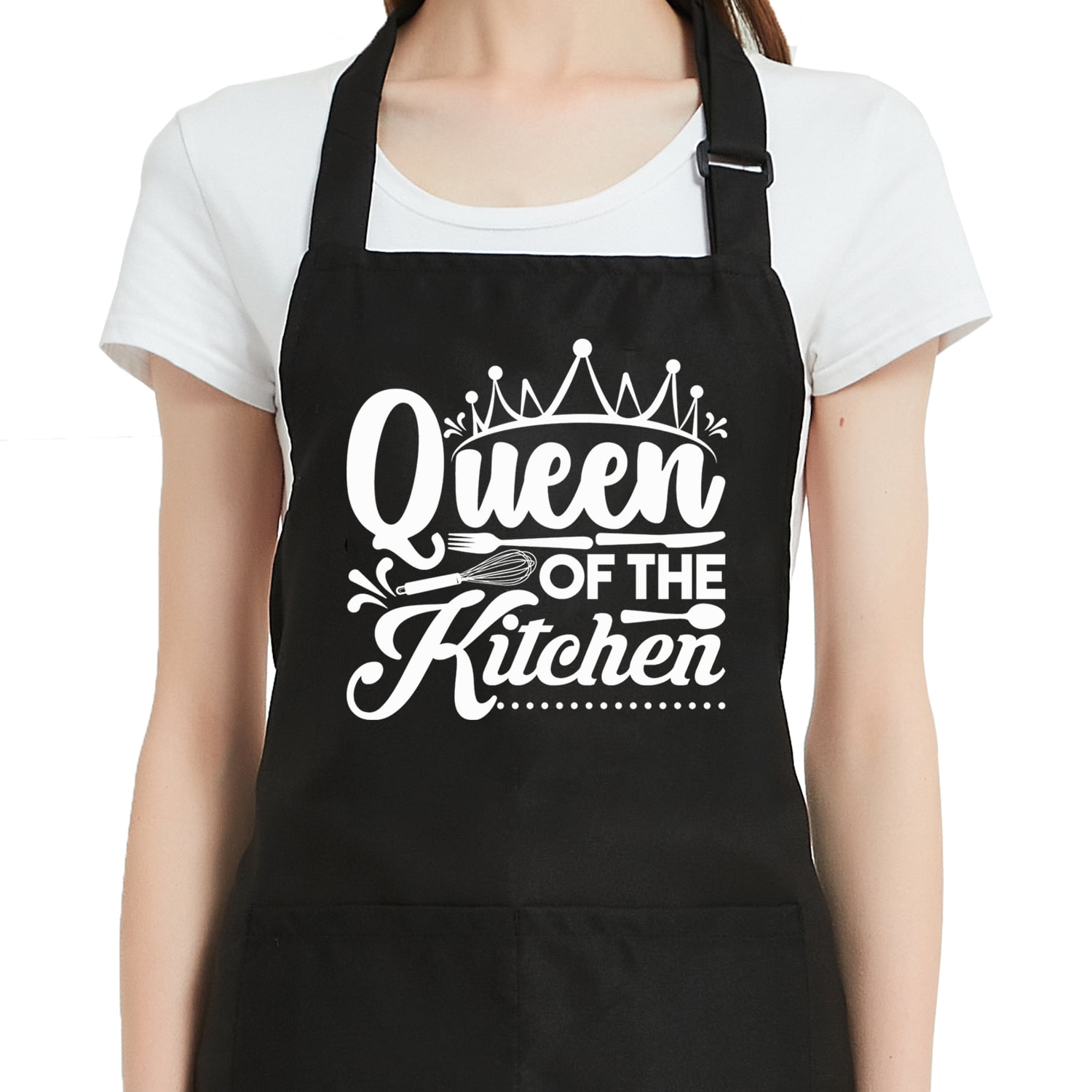 Baking Aprons for Women with 3 Pockets - Funny Gifts for Mom, Wife,  Daughter
