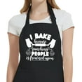 thumbnail image 1 of Funny Aprons for Women with Pockets, Cooking Baking Kitchen Apron Gifts for Mom Wife Birthday Mothers Day Christmas, 1 of 6