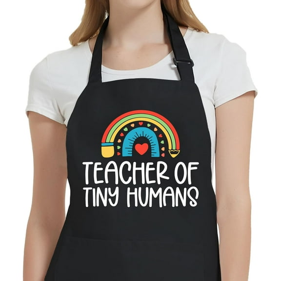 Funny Aprons for Women with Pockets, Kitchen Aprons for Cooking Baking, Gifts for Mom Teacher Mothers Day Birthday
