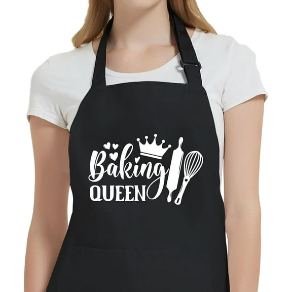 Funny Aprons for Women with Pockets, Kitchen Aprons for Cooking Baking, Gifts for Mom Teacher Mothers Day Birthday