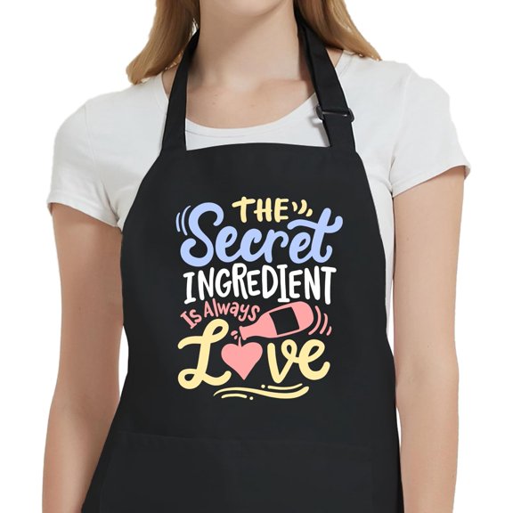 Funny Aprons for Women with Pockets, Kitchen Aprons for Cooking Baking, Gifts for Mom Teacher Mothers Day Birthday