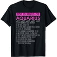 thumbnail image 1 of Funny Aquarius Top 10 Rules Of Aquarius T-Shirt, 1 of 4