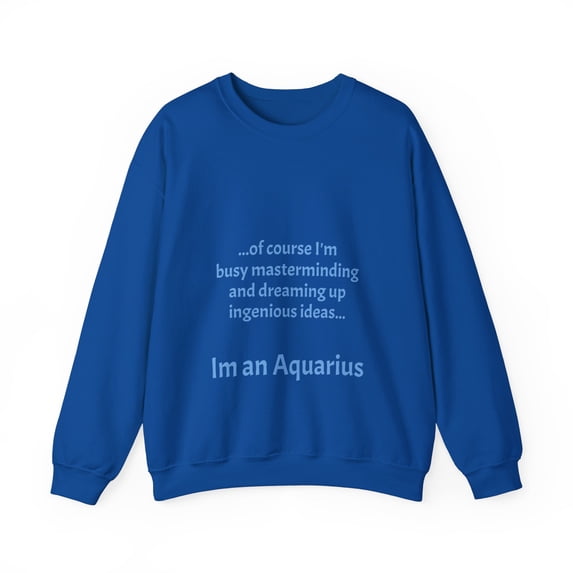 Funny Aquarius Zodiac Unisex Heavy Blend™ Crewneck Sweatshirt