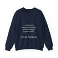 thumbnail image 1 of Funny Aquarius Zodiac Unisex Heavy Blend™ Crewneck Sweatshirt, 1 of 5