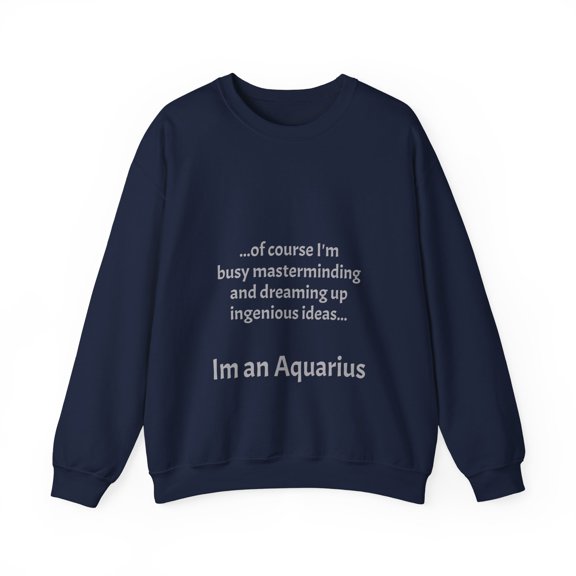Funny Aquarius Zodiac Unisex Heavy Blend™ Crewneck Sweatshirt