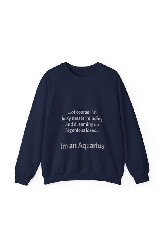 Funny Aquarius Zodiac Unisex Heavy Blend™ Crewneck Sweatshirt