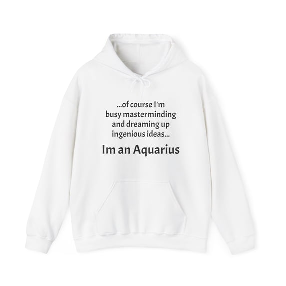 Funny Aquarius Zodiac Unisex Heavy Blend™ Hooded Sweatshirt