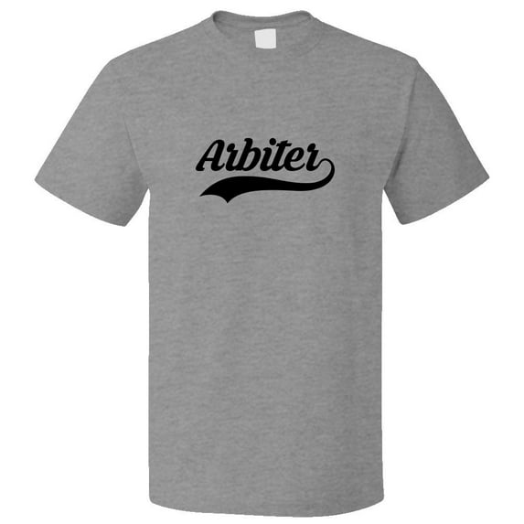 Funny Arbiter Retro Old School T shirt Tee Gift