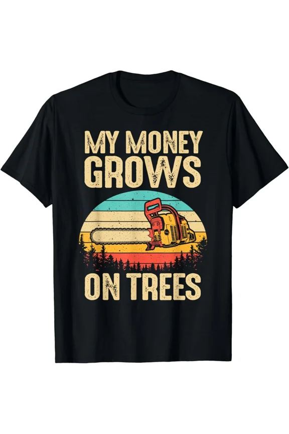 Funny Arborist Logger Tree Climber Lumberjack Forestry Worker Unisex T-Shirt, up to size 5XL