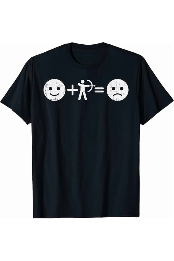 Funny Archery Archer Bow and Arrow Graphic T-Shirt for Men and Women