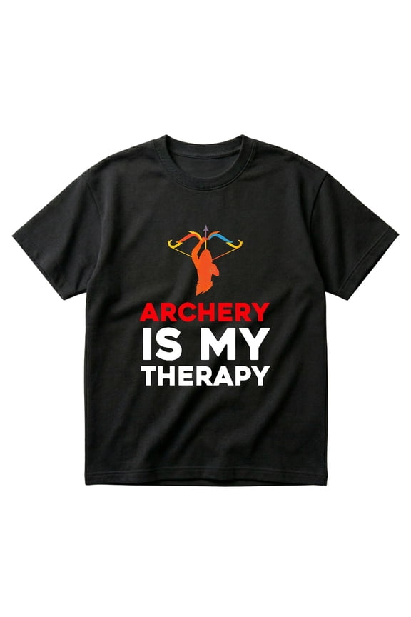 Funny Archery Coach Player Gift Archery Is My Therapy T-Shirts