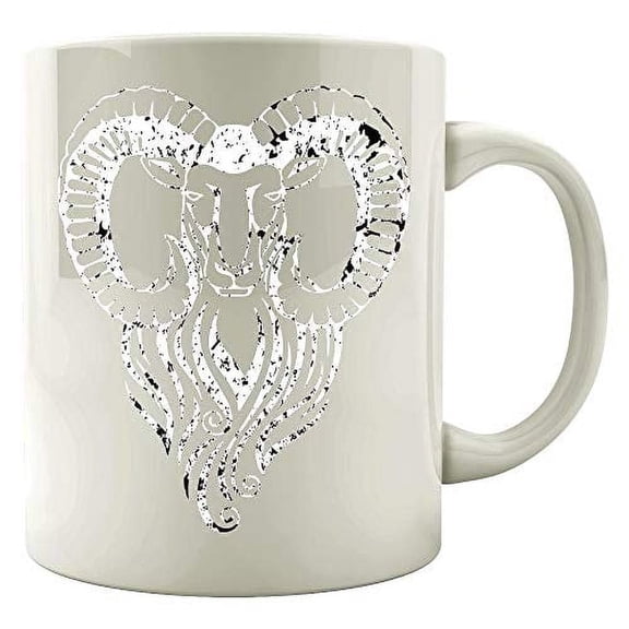 Aries 11 oz Coffee Mug - Horoscope Sign Astrology Humor White Ceramic Gift