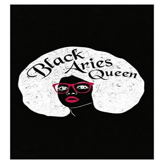 Funny Aries Zodiac Horoscope Poster - Black Queen Astrology Humor