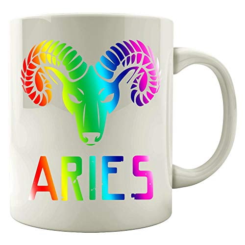 Aries Zodiac Sign 11 oz Coffee Mug - Astrology Humor White Ceramic Gift