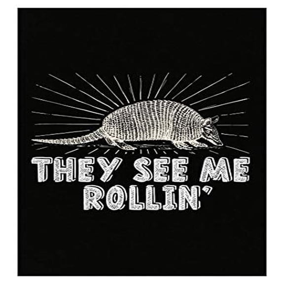 Funny Armadillo Poster - Wall Decor Gift