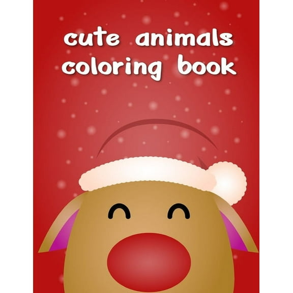 Cute Animals Coloring Book: Funny Coloring Animals Pages for Baby-2
