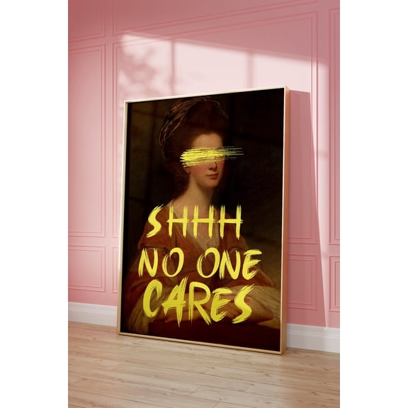 Funny Art Print Renaissance Portrait Eclectic Quirky Wall Art