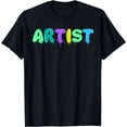 thumbnail image 1 of Funny Artist Art Men Women Kids Artsy Drawing Painting Lover T-Shirt, 1 of 4