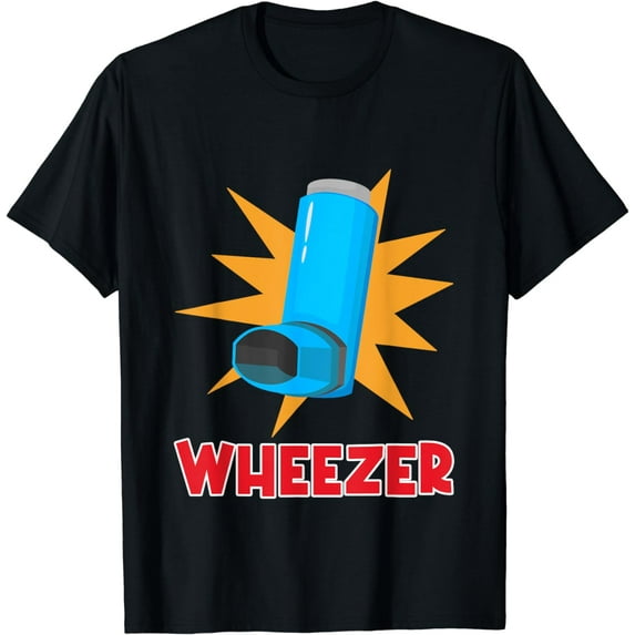 Funny Asthma Inhaler Wheezer Wheezing Lung Asthma T-Shirt
