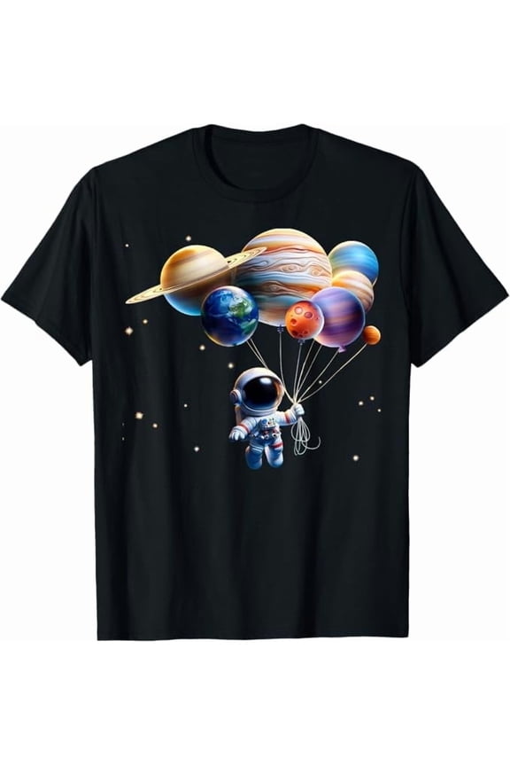 Funny Astronaut Planets Gift Astronomy Space T-Shirt