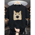 thumbnail image 1 of Funny Atmosphere Full American Style Bread Dog T-Shirt, Cute And Eye-Catching, Suitable for Daily Commuting And Party Outings, 1 of 11