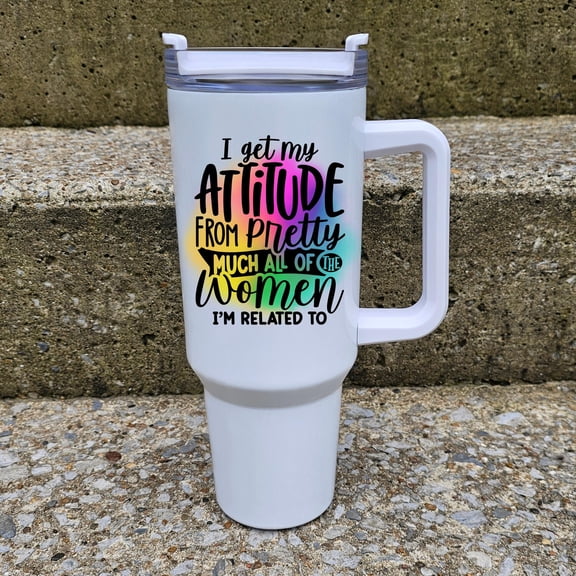 Funny Attitude Tumbler: Stainless Steel Niece/Teen Girl Gift