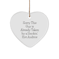 thumbnail image 1 of Funny Auditor Gifts from Smokin' Hot Auditor's Faves: Unique Christmas Unique Gifts for Auditors, Funny Auditor Quotes for Auditor Lovers, Funny Heart Ornament for Auditor's Home Decor, 1 of 4