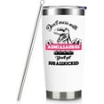 thumbnail image 1 of Funny Aunt Gifts From Niece Nephew Birthday Mothers Day Gift for Aunt Auntie, Happy Birthday Chirstmas Presents for Aunt Aunite, Don''t Mess With Aunt Tumbler with Lid Straw 20 oz, 1 of 6