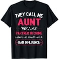 thumbnail image 1 of Funny Aunt Shirt, Aunt Partner In Crime T-Shirt T-Shirt, 1 of 4