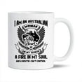 thumbnail image 1 of Funny Australia White Mug Gift Ideas For Family / Friends, I Am An Australian Woman Coffee Mug, Funny Australia Cups Gifts, Australia Ceramic Teacup 11 Oz., 1 of 7