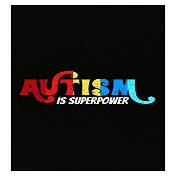 Funny Autism Superpower Poster - 13x19 - Inspirational Wall Decor Gift