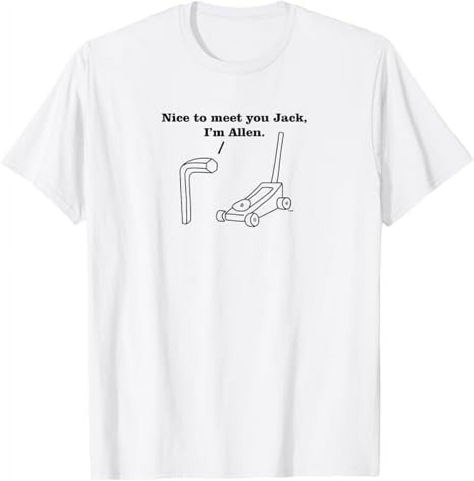 Funny Auto Mechanic Pun Joke Allen Wrench Joke TShirt
