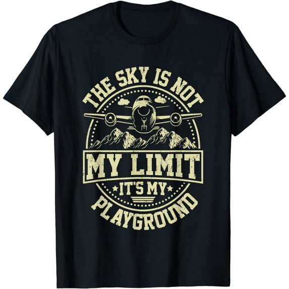 Funny Aviator Pilot Airplane Plane Aviation Gifts Men Women T-Shirt