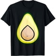 thumbnail image 1 of Funny Avocado Belly Theme Halloween T-Shirt, 1 of 4