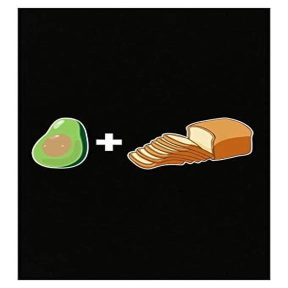 Funny Avocado Bread Loaf Slice Poster - Wall Decor Gift