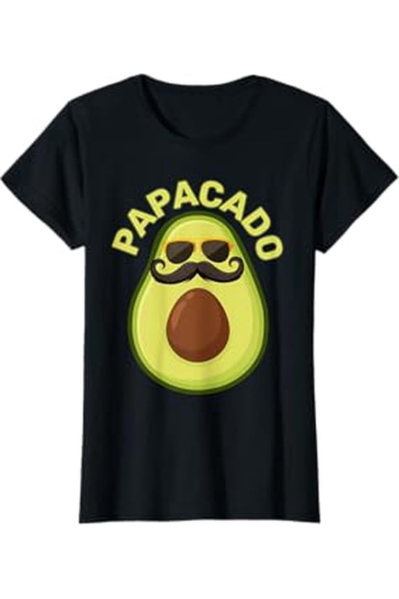 Funny Avocado Graphic T-Shirt for Father's Day Gift, Vegan Dad Apparel