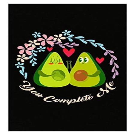 Funny Avocado Poster - "You Complete Me" Humorous Kitchen Decor