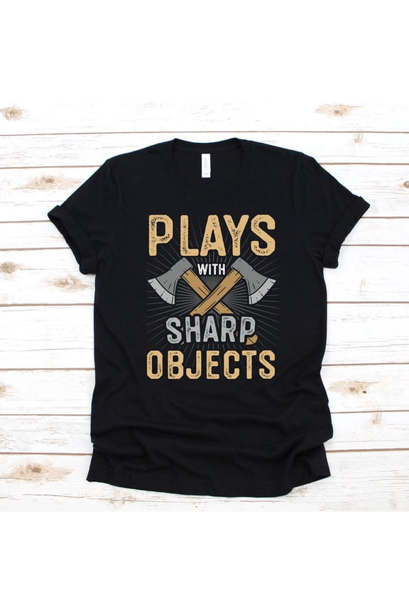 Funny Axe Throwing Lumberjack Hatchet Hobby Sport Graphic Tee Shirt,for unisex up to size 5XL