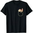 thumbnail image 1 of Funny Axolotl In The Pocket Gift Axolotls Pocket T-Shirt, 1 of 5