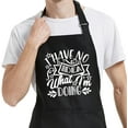 thumbnail image 1 of Funny BBQ Apron for Men with Pockets, Cooking Aprons for kitchen, Grilling Gifts for Dad Mom Birthday Christmas, 1 of 6